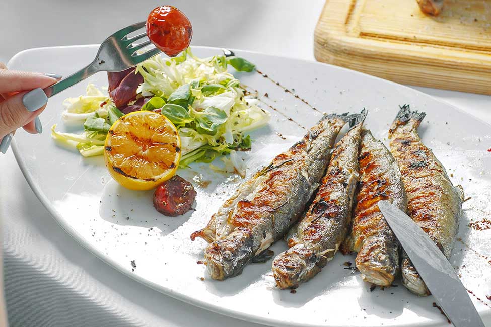Nazaré the land of giant waves, Grilled Sardines, Silver Coast Travelling Tours Portugal