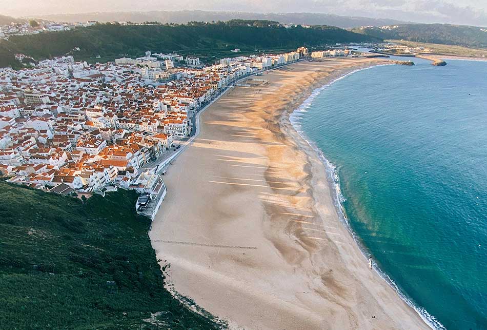 Nazaré the land of giant waves, Sítio da Nazaré view, Silver Coast Travelling Tours Portugal